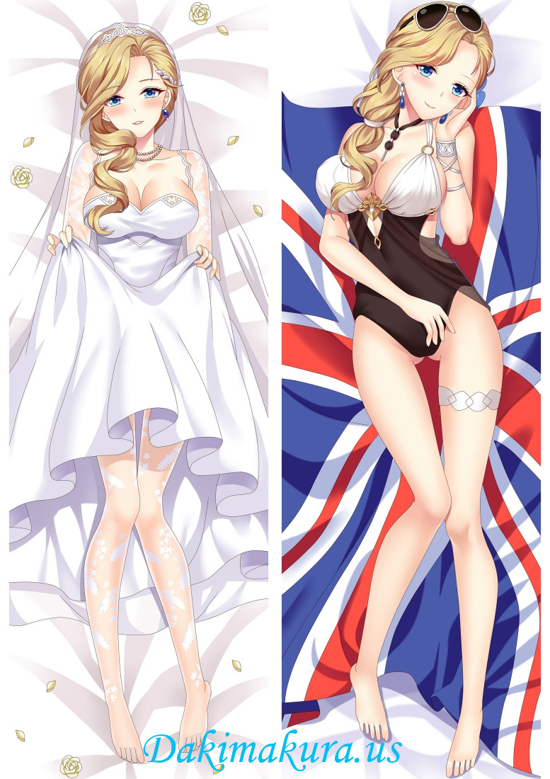 Hood - Azur Lane Full body waifu japanese anime pillowcases